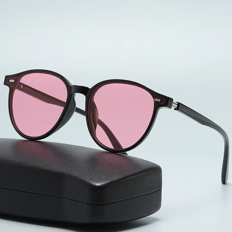 New Small Oval Women's Sunglasses Fashion Brand Women Casual Glasses Vintage Men Outdoor Sunshade Goggles UV400 Oculos De Sol