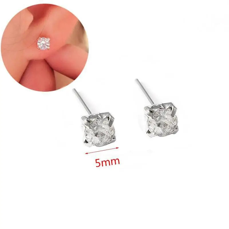 Fashion Seven Star Zircon Earrings For Women Jewelry 2025 Trending New Luxury Women's Crystal Stars Stud Earrings Gifts