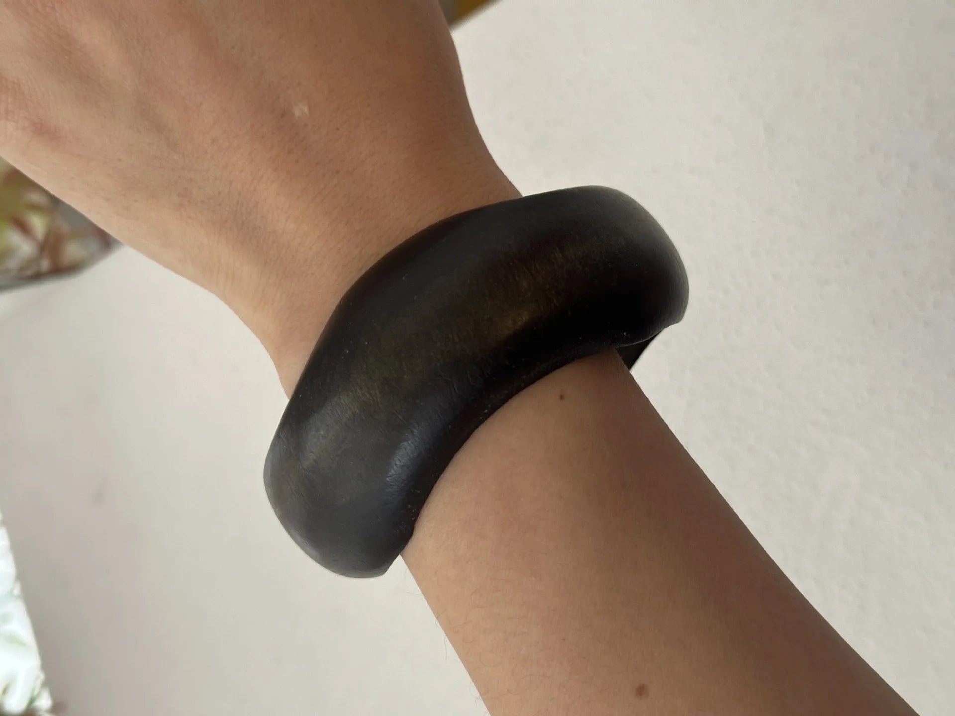 Women Elegant Natural Wood Square DIY Bracelet Coffee Girl Jewelry Ladies Gift Geometric Wooden Bangles For Women