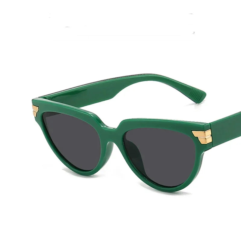 New Small Rectangle Sunglasses Women 2022 Luxury Brand Classic Cat Eye Lady Sexy Fashion Sun Glasses Shades For Women UV400