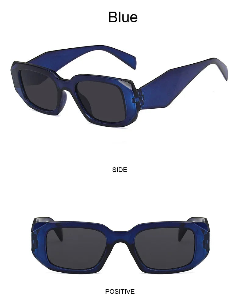 Fashion Square Sunglasses Woman Brand Designer Personality Irregular Vintage Sun Glasses Female Travel Retro Oculos De Sol