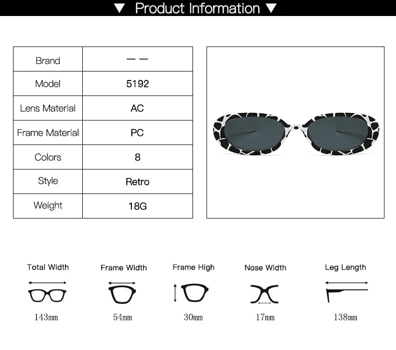 Vintage Oval Sunglasses Women Luxury Brand Designer Small Oval Sun Glasses Retro Black Red Glasses ladies Goggle UV400 Eyewear