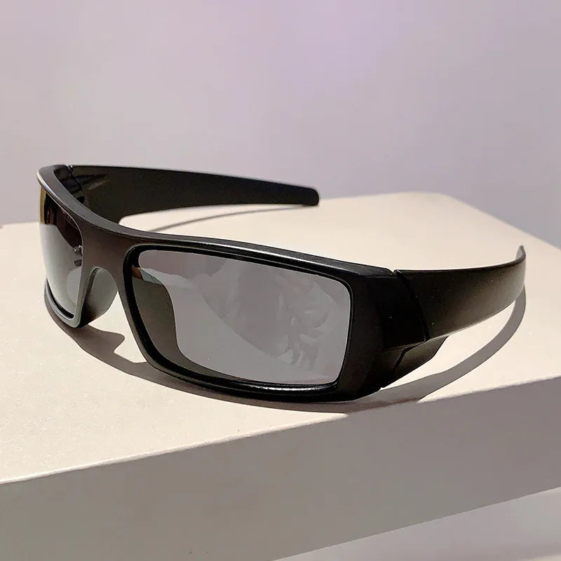 New in Y2k Punk Sunglasses Men Women Trendy Fashion Outdoor Mirror Shades Eyewear Popular Ins Cycling Goggle Sun Glasses