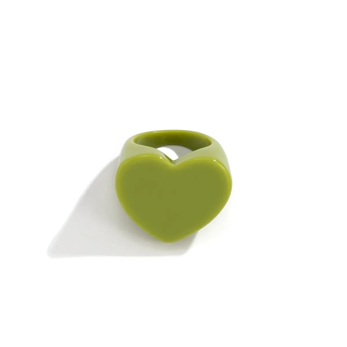 Acrylic Resin Rings Set For Women Girls Irregular Marble Pattern Colorful Transparent Ring Rings Jewelry Gifts