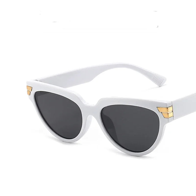 New Small Rectangle Sunglasses Women 2022 Luxury Brand Classic Cat Eye Lady Sexy Fashion Sun Glasses Shades For Women UV400