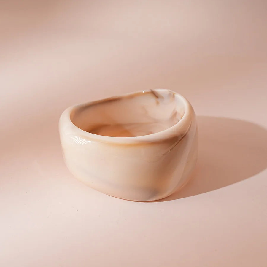 Exaggerated Brown Resin Acrylic Bangles for Women Simple Fashion Thick Geometric Wood Bracelet Vintage Hand Jewelry Couple Gifts